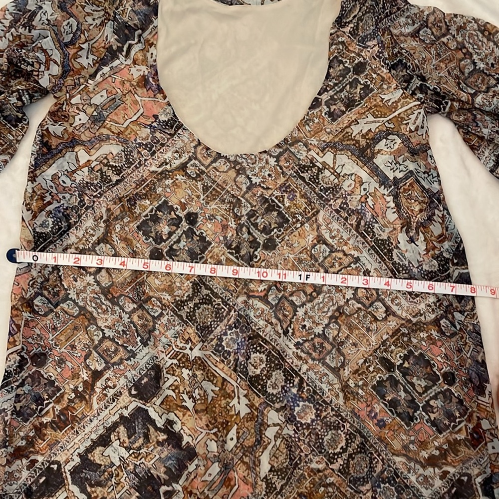Beautiful Pattern Tunic Mini Dress - Picture 11 of 12